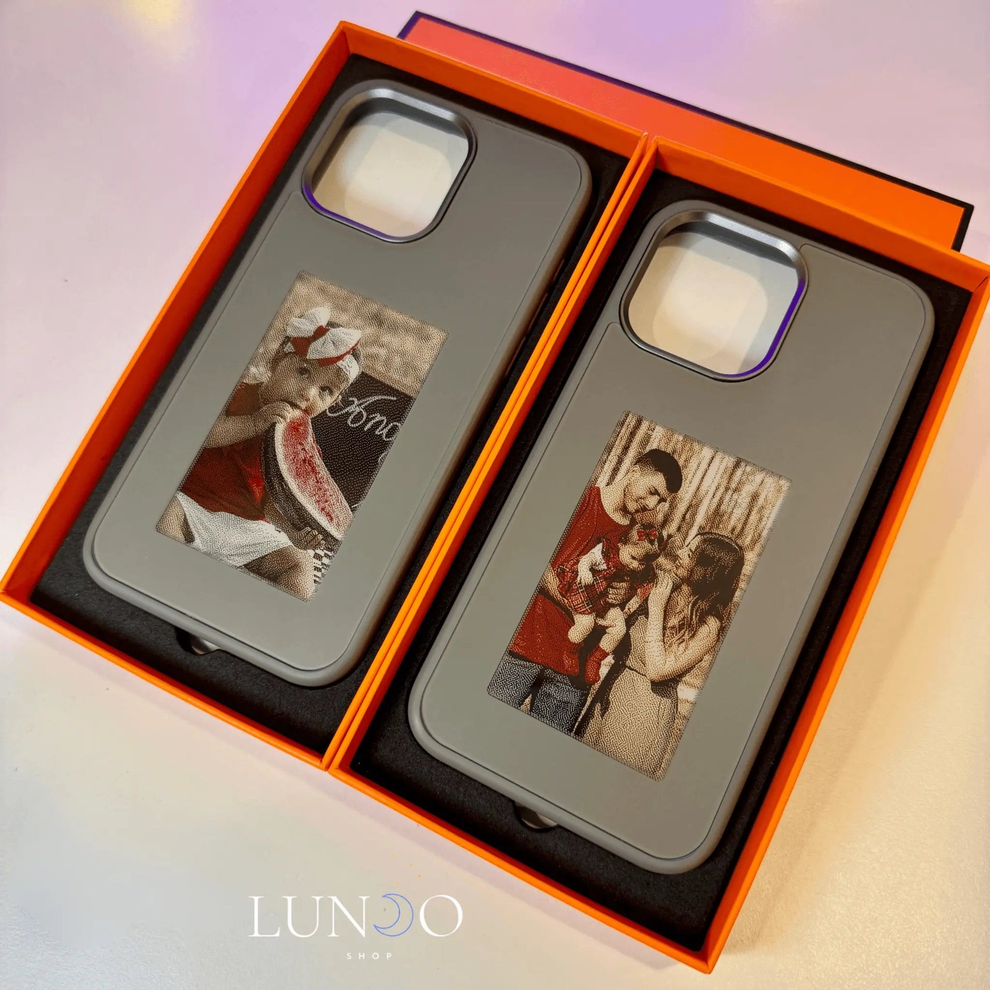 Dynamic Display iPhone Ink Case - Luneo