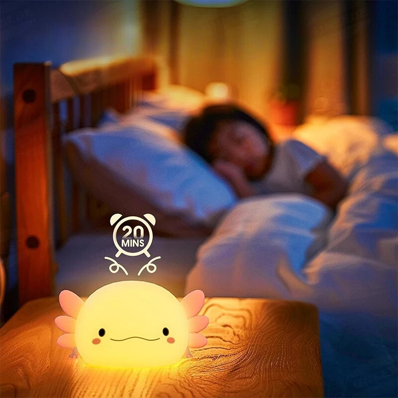 Axolotl Glow Buddy Night Light