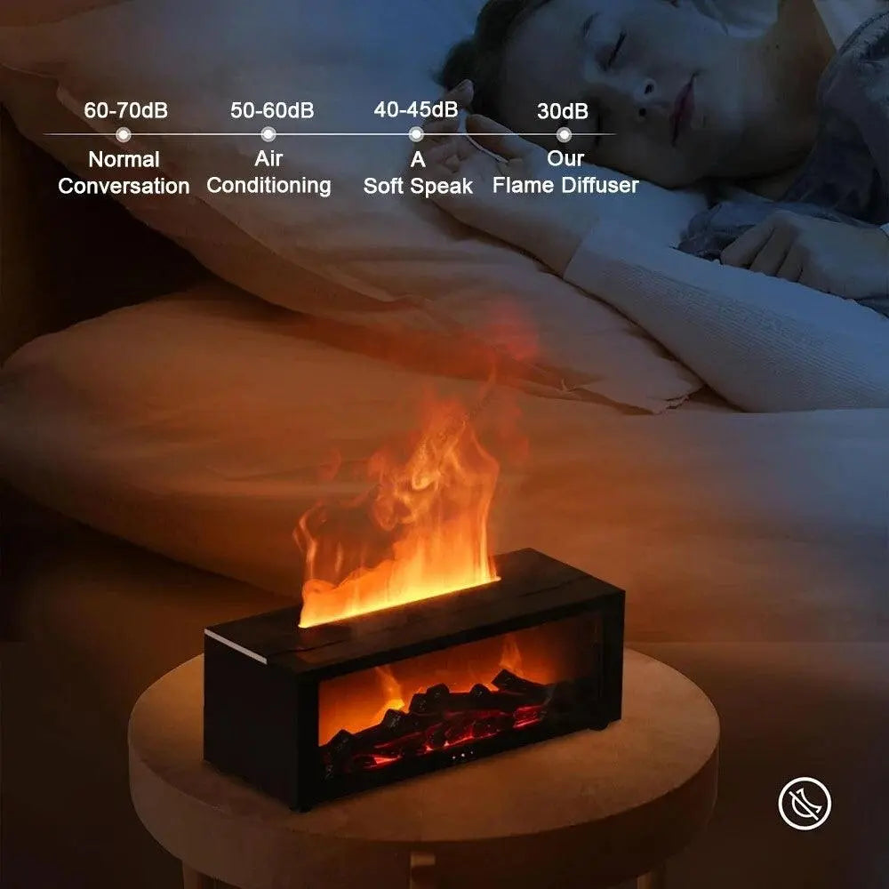 FlameGlow Aroma Diffuser with Remote - Luneo