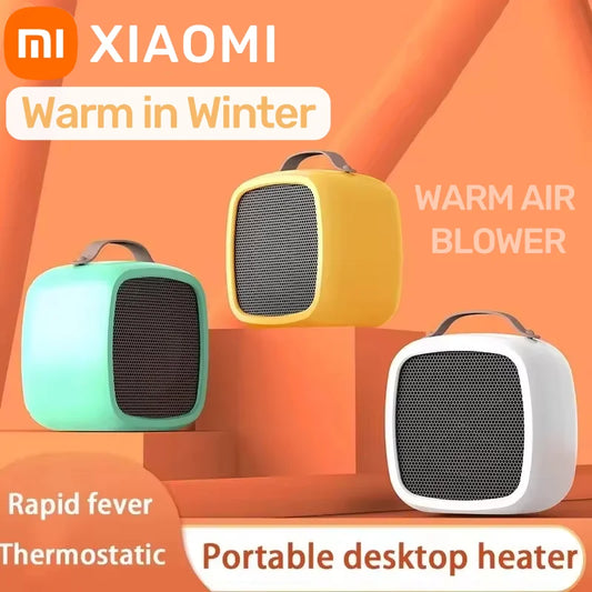 Xiaomi Portable Heater Small Space 500W Heater Fast Heating Lightweight Desktop Warm Air Heater Indoor Office Household 2024 NEW