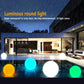 Outdoor Decoration Atmosphere Romantic Round Ball Light Outdoor Light Emitting Ball Waterproof Solar Courtyard Light Lawn Light