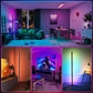 160cm Dimmable RGB Smart Tuya Corner Floor Lamp LED Modern Mood Lighting Alexa Stand Light for Bedroom Gaming Living Room Decor